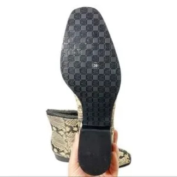 Stella Luna Leather Snake Print Ankle Boots Size 39 - Picture 8 of 8